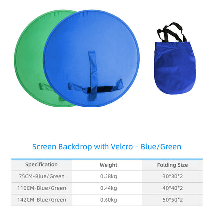 RF08 Game Live Chromakey 2in1 Photography Studio Chair backrest Single-Double Sided Backdrop Background Cloth Green Blue Screen
