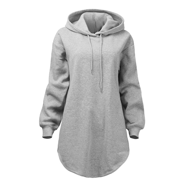 Design Sensation Niche Streetwear American Loose Hoodie Women's European Fashion Autumn Winter Long Sleeve Mid-Length Sweatshirt