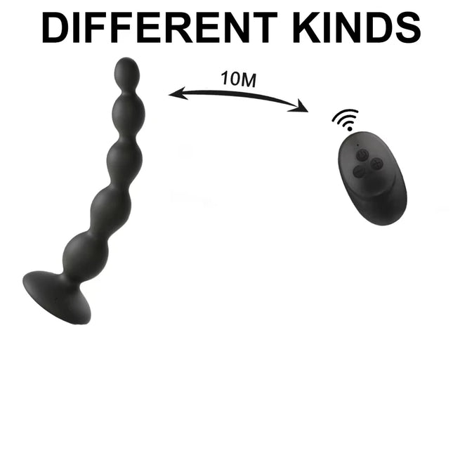 10 Speed Anal Vibrator Male Prostata Massager Anal Beads Butt Plugs G Spot Dildo Vibration Sex Toys for Men Gay Women USB Charge