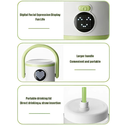 Mi Emoticon Display Electric Juicer 12 Blades 1000ml For Portable Juicer Mixer Usb Charge Fresh Fruit Juice Blender Smoothie