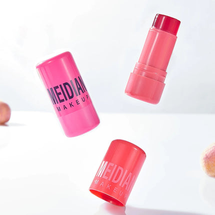 4pcs Matte expansion color, natural nude makeup, lips and cheeks, transparent jelly, powder blusher stick, powder blusher cream