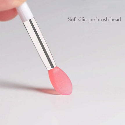 Silicone Lip Balms Lip Mask Brush With Sucker Dust Cover Makeup Brushes Lip Film Brush Anti-lost Dust Cover