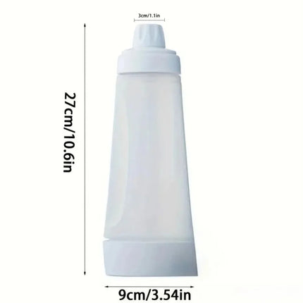 1000ml Hand Cranked Batter Mixer Bottle with Scale Batter Dispenser Pancake with Whisk Ball Baked Goods Easy-Squeeze Design 2026