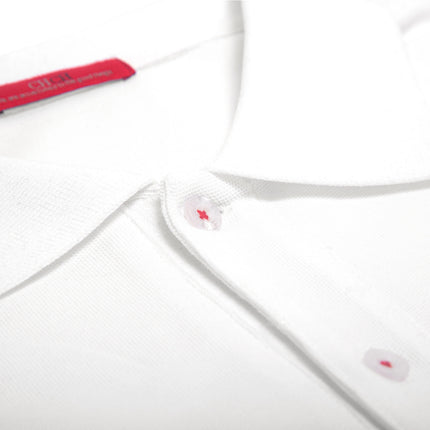 CHCH New Men's Solid Color Polo Shirt Short Sleeve Lapel Button Tshirts Summer Men Casual Streetwear Lightweight Tops