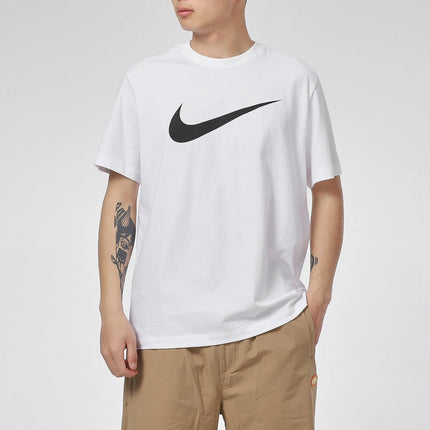Nike T-Shirt Men's Sports Fitness Training Running Fashion Breathable Loose Round Neck Half-Sleeve Cotton Short-Sleeve Dc5095-100