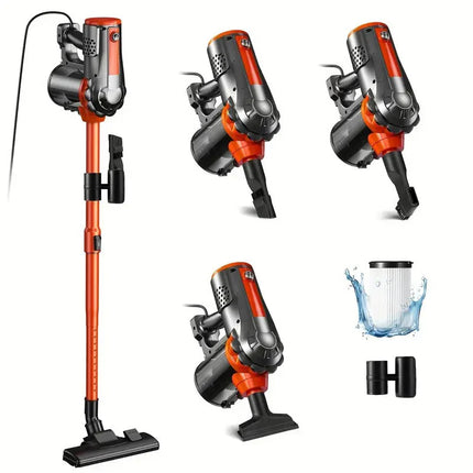 18kPa Max Handheld Vacuum, 3-in-1 Cordless Cleaner (Detachable Battery + Washable HEPA), Low Noise ≤60dB, Super Light 0.75kg