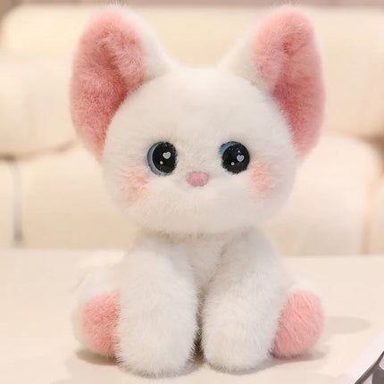 24cm Kawaii Cat Plush Doll Devon Rex Siamese Cat Pet Kitten Plush Toy Cute Decoration Accompany Sleep Toy Birthday Gift