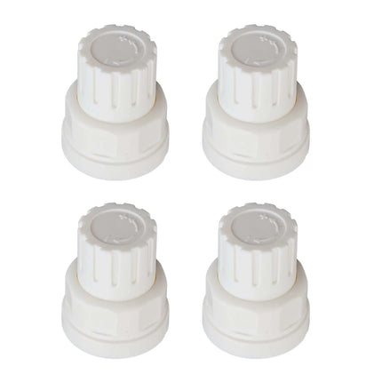 4pcs Radiator Valve Cap Floor Heating Manifold Hand Wheel Switch Replacement Valve Cover Auto Temperature Control Valve Switch