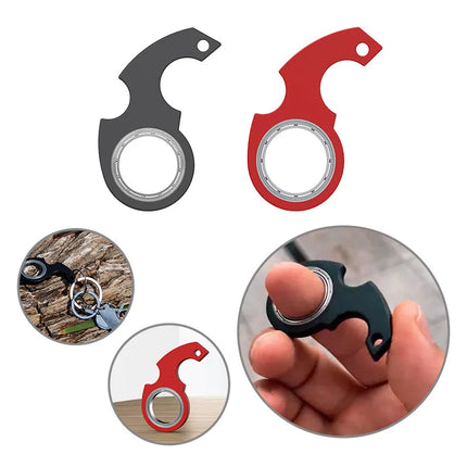 Fingertip Rotation Key Chains Decompression Spinner Anti-anxiety Bearing Lightning Hanging Key Rings for christmas birthday gift