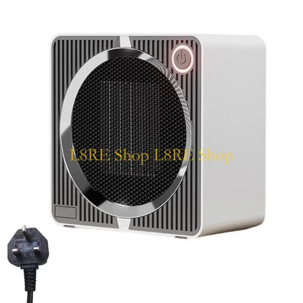 L8RE Electric Warmer Small Desk Heater Office Indoor Indoor Bedroom Hot Air Fan
