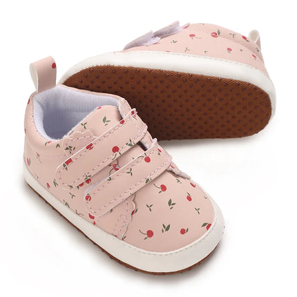 Spring and Autumn Pink Series Hot Selling Children's Shoes Baby Shoes Soft soled Anti slip Baby Shoes Newborn Baby Step Shoes