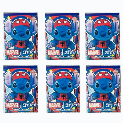 New Product Marvel Stitch Plush Keychain Blind Box Cute Stuffed Doll Collectible Toy Trendy Accessory for Bag Key Gift for Fans