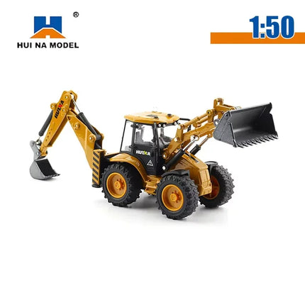 Huina 1812 1:60 Diecast Alloy Dump Truck Hobby Collection Model Full Metal Die Cast Car Toys for Boys Home Decoration Birthday、