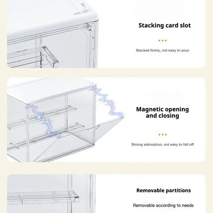 Acrylic Organizer for Collectible Figure and Blind Box Toy Large-Capacity High Definition Transparent Miniature Display Shelves