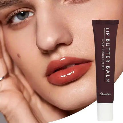 Lip Butter Balm Moisturizing Crystal Lip Balm Oil Jelly Lipgloss Liquid Lipstick Lip Tinted Brown Sugar Cherry Pink Lips Makeup