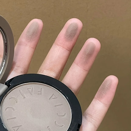 Faiccia Contouring Powder Palette Is Suitable for All Skin Tones, Adjustable Coverage, Matte Waterproof Eyeshadow, Nose Shadow, Multi-Purpose
