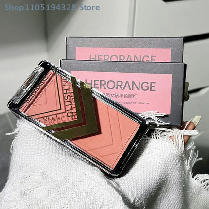 [MP]Girl Blush Peach Makeup Blusher Palette Cheek Nude Brown Contour Blush Cosmetics Korean Natural Rouge Cheek 6 Colors