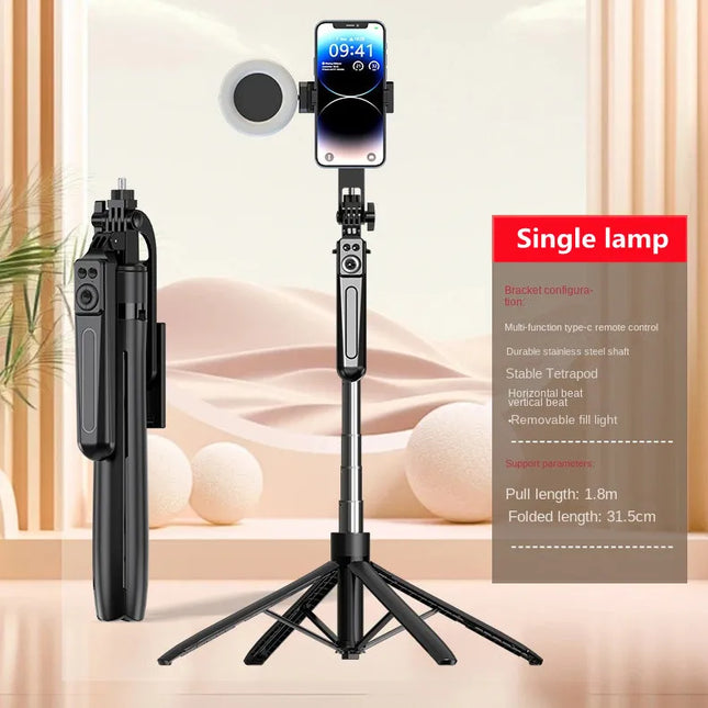 COOL DIER 2026 New 180cm Tripod for Smartphone Camera, Tripod Stand with Bluetooth Shutter Wireless Selfie Stick Brackets Holder