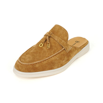 2024New women's anti slip casual loafers, fashionable cashmere flat shoes, spring and autumn men's sports driving casual shoes