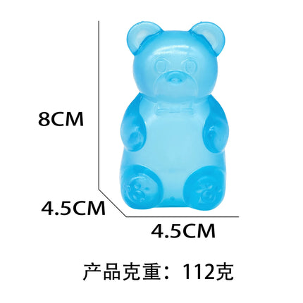 Schylling NeeDoh Cute Gummy Bear Sensory Squeeze Toy with Jelly-like Filling Slow Rebound Stress Relief Toy To Alleviate Anxiety