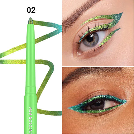 Color-changing Eyeshadow Stick Multi Chrome Eyeliner Waterproof Long Last Smooth Cream Gel Liner Eye Makeup Glitter Eye Shadow