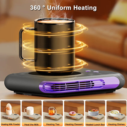 Mug Warmer Cup Heater Coffee Warmer Mini Electric Beverage Heater 3 Gears Constant Temperature Water Milk Tea Heating Pad