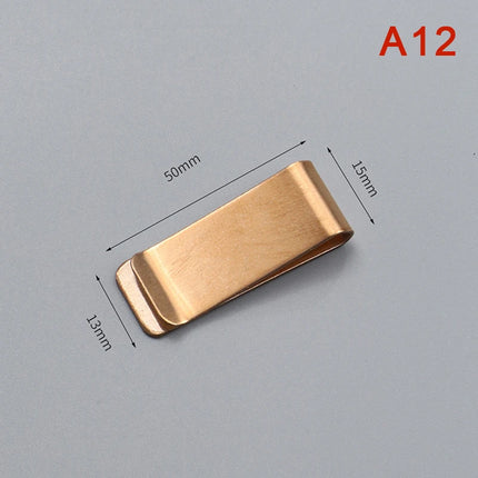 High Quality Stainless Steel Metal Money Clip Fashion Simple Silver Dollar Cash Clamp Holder Bill Clamp for Men Women