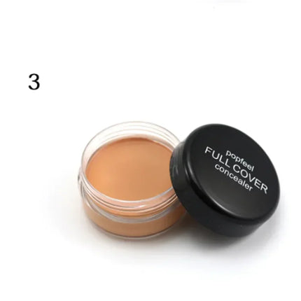 Popfeel Full Cover Concealer Hide Blemish Creamy MakeUp Face Lip Eye Foundation Makeup Contouring Corrector Make Up