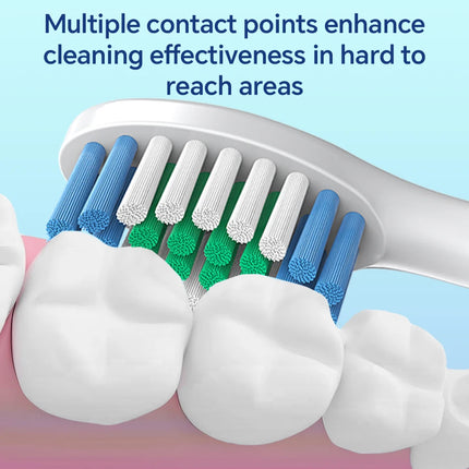 4/8/12/20x Compatible with Philips Sonicare Electric Toothbrush Snap-on Replacement Brush Heads, for 4100/1100/5300/6100/5900
