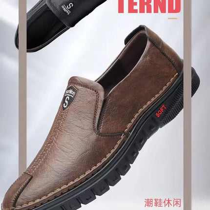 2026 PU Leather Men's Loafers Luxury Men Casual Shoes New Fashion Driving Shoes Breathable Slip on Men Moccasins Plus Size 39~44