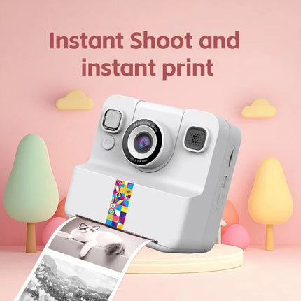 Digital Children Camera For Photography Mini Printer Portable Thermal Instant Print Photo Kids Camera 2.4inch HD Video Toy Gifts