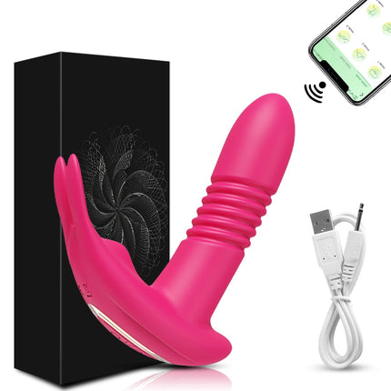 APP Control Thursting Panties Vibrator Wearable Vagina Vibrator for Women G-Spot Clitoris Female Masturbation Sex Toy for Women