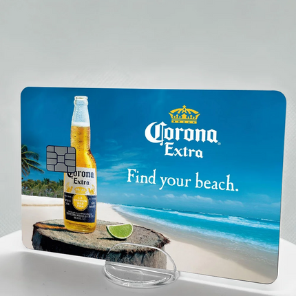 C-Corona E-Extra Beer Anime Sticker Film Skin Cover For Credit Card Debit Bank Card 1 Set Of 4 Pcs