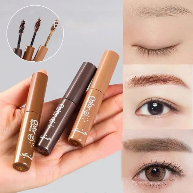 Brown Liquid Eyebrow Cream Long Lasting Natural Eyebrow Pencil Mascara Quick-drying Paint Eyebrow Gel Women Makeup