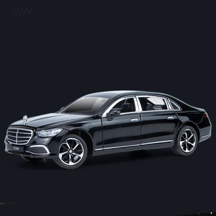 1/22 Maybach S400 Alloy Luxy Car Model Diecast Metal Toy Vehicle Car Models Simulation Sound and Light Collection Childrens Gift