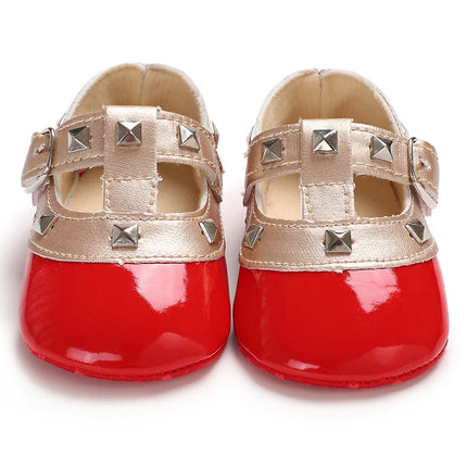 Baby Girls First Walkers 0-18 Months Red Princess Shoes Soft Sole Spring Autumn