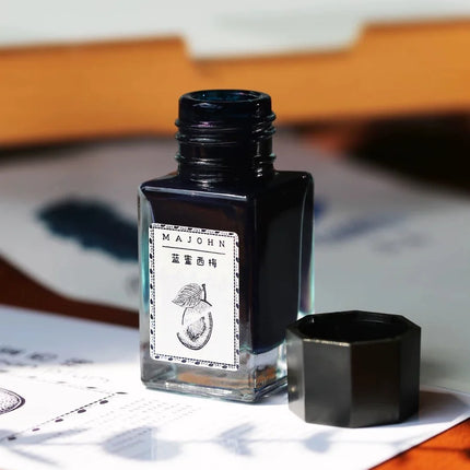 MAJOHN 18/50ml Fountain Pen Ink Cartridge Refill Various Color Glass Bottled Fountain Pen Ink Stationery Office School Supplies