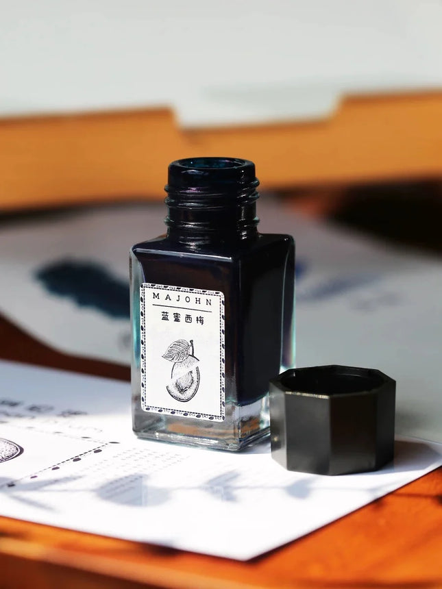 MAJOHN 18/50ml Fountain Pen Ink Cartridge Refill Various Color Glass Bottled Fountain Pen Ink Stationery Office School Supplies