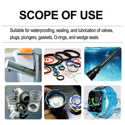 30/50/80/100g Waterproof Silicone Lubricant Grease Car Rubber Seal O-Rings Conditioner Repair Maintenance Lithium Grease Tools