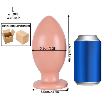 7 Size Buttplugs Anal Beads Balls Cunt Plug Dilatador Anal Plug Sex Toys Small And Big 9.5cm Huge Anal Plug Toys For Women Men
