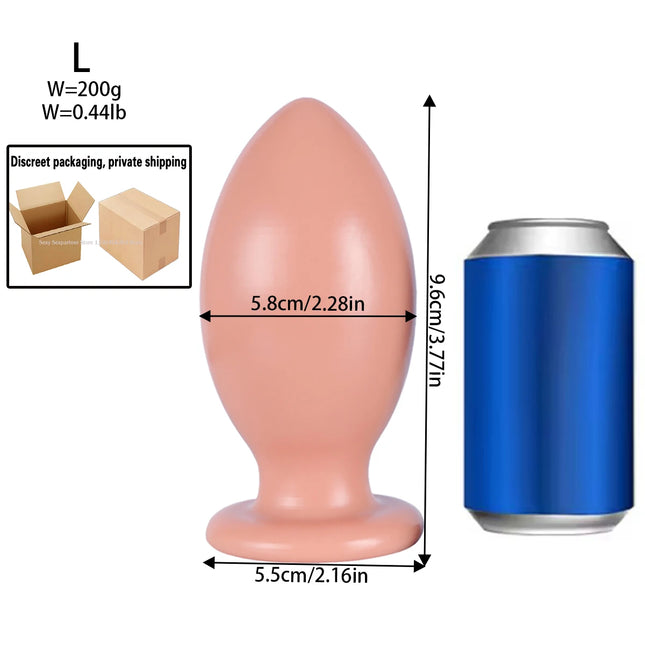 7 Size Buttplugs Anal Beads Balls Cunt Plug Dilatador Anal Plug Sex Toys Small And Big 9.5cm Huge Anal Plug Toys For Women Men