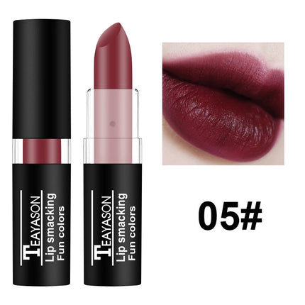 Vampire Cosplay Matte Lipstick Moisturizing Long Lasting Waterproof Non Fade Black White Colorful Lip Gloss