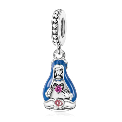 Blue Series 925 Sterling Silver Owl Butterfly Pirate Ship Car Beetle Clogs Charm Fit DIY Bracelet Necklace Fun Matching Gifts