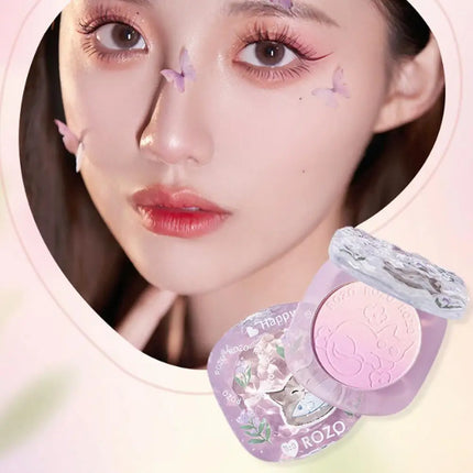 Powder Blusher Soft Matte Fog Cheek Blush Long Lasting Pigmented Natural Velvet Trending Aesthetic Blusher Cosmetics