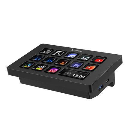 Ulanzi D200H Deck Dock Streaming Controller 7-in-1 One-Tap Creative Hub Customizable Stylish Desk Intelligent Lighting Control