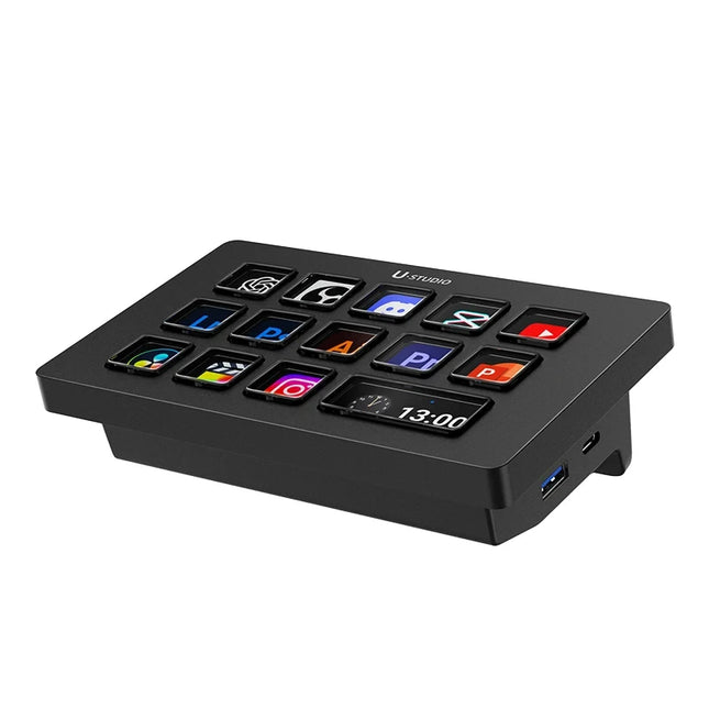 Ulanzi D200H Deck Dock Streaming Controller 7-in-1 One-Tap Creative Hub Customizable Stylish Desk Intelligent Lighting Control