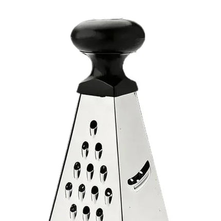 Stainless Steel 4 Sided Pyramid Grater With Non Slip Handle Perfect For Home Kitchen Shred Cheese Vegetables Potato Carrot