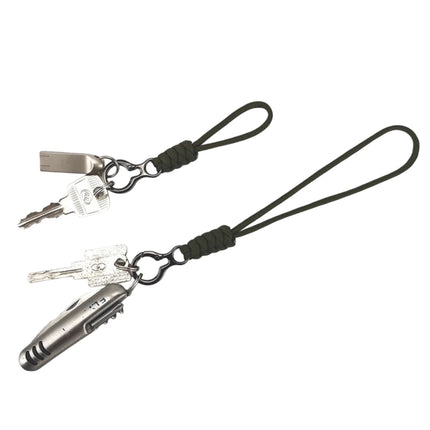 Outdoor Paracord Keychain with Trigger Snap Hook Hand-Woven Survival Camping Hiking Accessories for Car Keys Backpack EDC Gear