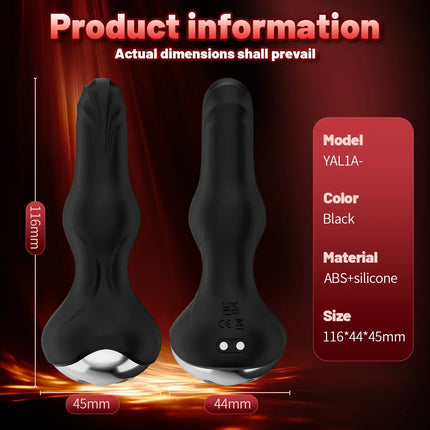 360° Rotation Prostate Massager Anal Vibrator Swing Butt Plug Anal Stimulator Dildo G Spot Vibrator Adult Sex Toys Masturbation