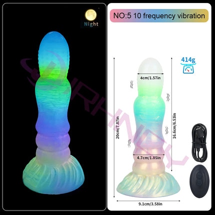 Vibrator Anal Dildos for Women Masturbator Consolador Silicone 10 Frequency Vibrador Anal Plug 18+ G Spot Clitoral Stimulator